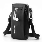 Riñonera Deportiva Impermeable para Hombre - Bolsa de Cintura Delgada con Compartimento para Teléfono