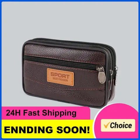 Riñonera Deportiva Multifuncional para Hombre - Ideal para Viajes, Deporte y Uso Diario