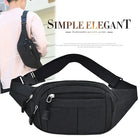 Riñonera Deportiva Impermeable Hombre Mujer - Bolsa Pechera Lona Resistente