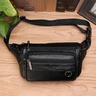 Riñonera Deportiva de Cuero Genuino para Hombre - Bandolera Vintage