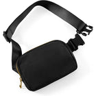 Riñonera Deportiva Mujer - Bolsa de Cintura Nylon Cremallera, Bandolera Ajustable para Running y Viajes