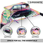 Riñonera Deportiva Holográfica Impermeable - Bolsa Pechera PVC Láser