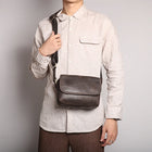 Riñonera de Cuero Piel Unisex - Bolso Vintage Mini para Vestir
