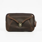 Riñonera Deportiva de Cuero Genuino Vintage - Bolsa de Cadera para Teléfono
