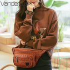 Riñonera de Cuero Genuino para Mujer - Bolso de Piel Elegante
