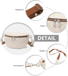 Riñonera de Cintura para Mujer - Bolso Bandolera Casual