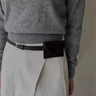 Riñonera Deportiva Mujer: Bolso Cintura Piel Sintética, Mini Clutch Ajustable