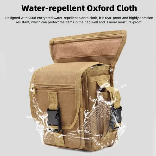 Riñonera Impermeable para Moto - Bolsa Multifuncional Ajustable para Hombre y Mujer