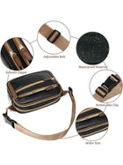 Riñonera Deportiva Multifuncional para Mujer y Hombre - Bolsa de Cintura Cruzada