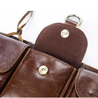 Riñonera Deportiva de Cuero Vintage - Impermeable, Resistente y de Gran Capacidad