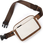 Riñonera Deportiva Mujer - Bolso Cintura Coreano Ajustable con Cartera