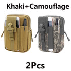 Riñonera Táctica Camuflaje para Hombre - Bolsa Multifuncional EDC con Sistema Molle