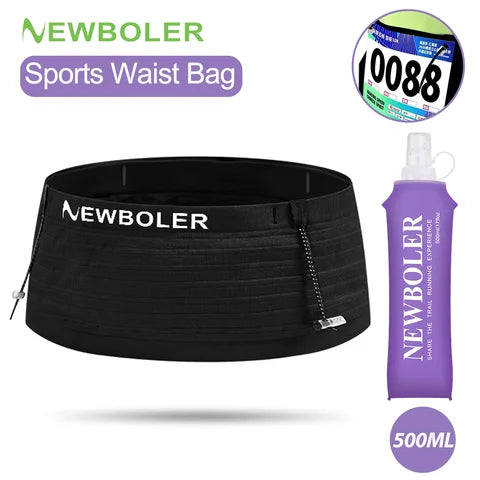 Riñonera Deportiva Elástica Negra - NEWBOLER