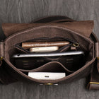 Riñonera de Cuero Vintage para Hombre - Bolso de Piel Grande y Elegante
