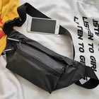 Riñonera Deportiva Unisex Negra - Bolsa Organizadora para Teléfono, Correr y Ciclismo
