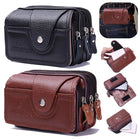 Riñonera Deportiva Hombre Cuero Sintético - Bolso Cintura Casual