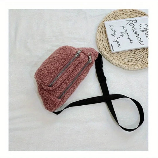 Riñonera de Cintura para Mujer - Bolso Bandolera de Pana Casual