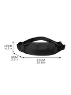 Riñonera Deportiva Impermeable para Hombre - Bolsa de Cintura para Correr, Ciclismo y Aire Libre