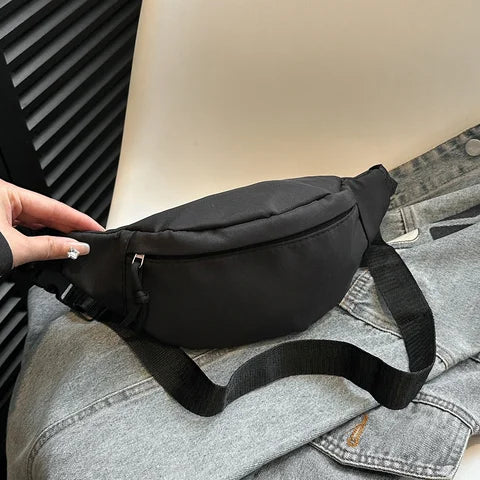 Riñonera Deportiva Multifuncional: Bolsa de Cintura, Pecho y Hombro para Viajes y Deporte