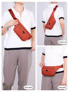 Riñonera de Cintura para Mujer - Nylon Bandolera Casual Mini