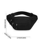 Riñonera Deportiva Impermeable de Gran Capacidad - Bolsa de Cintura Multifuncional para Hombre y Mujer