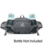 Riñonera Deportiva para Mujer con Portabotellas - Cinturón Lumbar para Senderismo, Running y Camping
