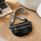 Riñonera Deportiva Mujer – Bolsa de Cintura de Cuero Sintético con Estampado Cocodrilo