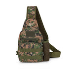 Riñonera Táctica de Nylon para Hombre - Mochila Pecho Sling para Senderismo y Caza