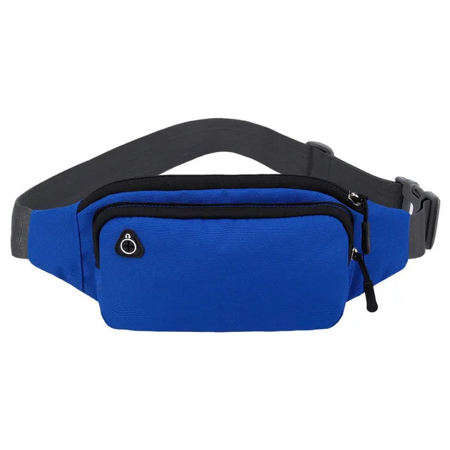 Riñonera Deportiva Unisex de Nylon - Bolso Bandolera Casual