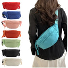 Riñonera de Cintura para Mujer - Bolso Bandolera Casual Grande
