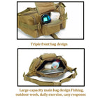 Riñonera Grande Táctica Militar Unisex - Máxima Capacidad y Estilo