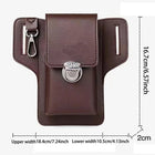 Riñonera Deportiva Multifuncional de Cuero Sintético para Hombre y Mujer