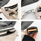 Riñonera Deportiva Mujer - Bolso Cintura Grande de Cuero Sintético, Diseño Simple y Elegante