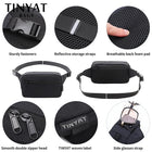Riñonera Deportiva Impermeable Negra - Bolsa de Cintura para Teléfono y Cartera