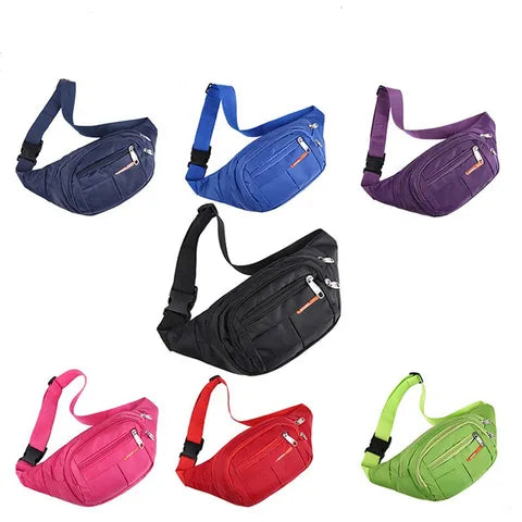 Riñonera Deportiva Impermeable Multifuncional - Para Hombre y Mujer
