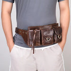 Riñonera Deportiva de Cuero Vintage - Impermeable, Resistente y de Gran Capacidad