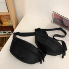 Riñonera Deportiva Unisex de Cuero - Gran Capacidad, Bandolera y Cintura