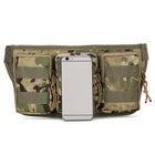 Riñonera Deportiva Impermeable Oxford para Hombre - Estilo Táctico Militar