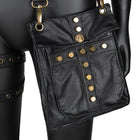 Riñonera Deportiva Mujer - Bolso Vintage de Cuero Sintético con Portatarjetas