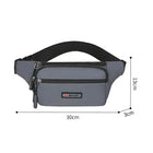 Riñonera Deportiva Impermeable 3 Capas - Unisex, Resistente y Cómoda