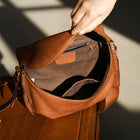 Riñonera Deportiva de Cuero - Bolso Bandolera Grande para Hombre y Mujer