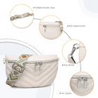Riñonera de Cintura para Mujer - Bolso Bandolera Casual Mini