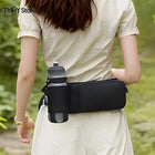 Riñonera Deportiva Impermeable para Botella de Agua, Bolsa de Cintura de Gran Capacidad para Hombre y Mujer