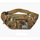 Riñonera Deportiva Camuflaje: Bolsa de Cintura Espaciosa y Multibolsillos