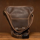 Riñonera Deportiva Retro con Bolsillo de Cuero