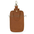 Riñonera Deportiva de Cuero Genuino para Hombre - Bolsa de Cintura Pequeña