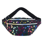 Riñonera Grande Unisex de Lona - Bolso Bandolera Casual Espacioso