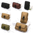 Riñonera Deportiva de Nylon - Bolsa Multifuncional para Móvil, Horizontal/Vertical, con Cierre de Botón, Ideal para Camping