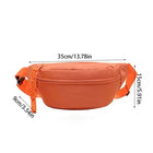 Riñonera Deportiva Half Moon Impermeable - Bolsa de Cintura Multifuncional para Mujer