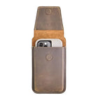 Riñonera de Cuero Vintage para Hombre - Bolso de Piel Grande y Elegante